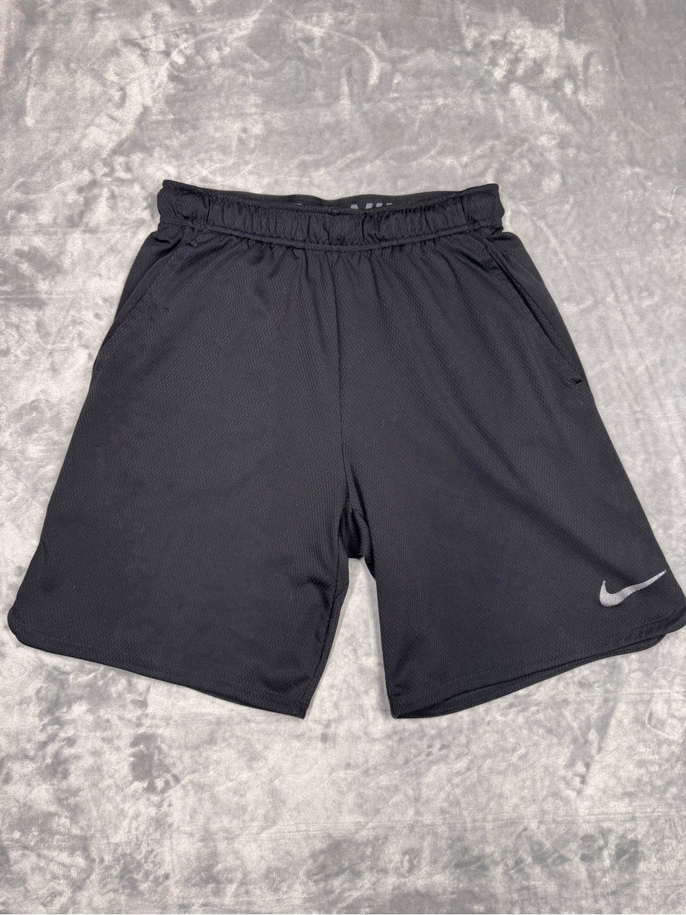 Nike Men’s Black Dri-Fit Training Shorts with Reflective Swoosh